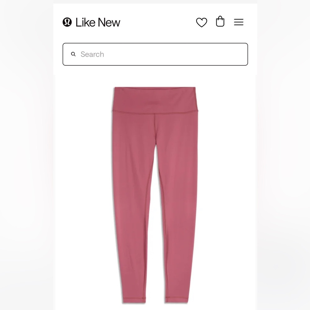 Lululemon Wunder Under High Rise Legging - Merlot